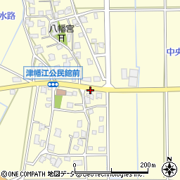 東津幡江公民館前周辺の地図