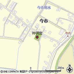 神明宮周辺の地図