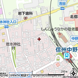 中嶋荘周辺の地図
