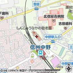 ながでんハートネット中野駅前健康ぷらざ周辺の地図