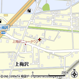 富山県滑川市上梅沢387周辺の地図