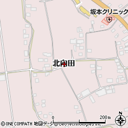 栃木県那須郡那珂川町北向田周辺の地図