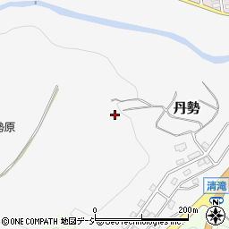 栃木県日光市丹勢周辺の地図