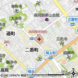 富山銀行高岡郵便局 ＡＴＭ周辺の地図