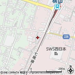 石川県かほく市横山タ181-2周辺の地図