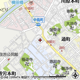 富山県高岡市旅籠町周辺の地図