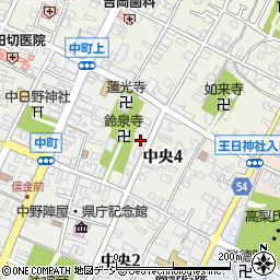 長野県中野市中央4丁目2-22周辺の地図