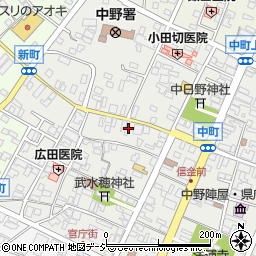中澤印舗提灯ひな人形店周辺の地図