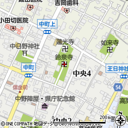 長野県中野市中央4丁目2-30周辺の地図