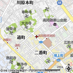 高峰公園前周辺の地図