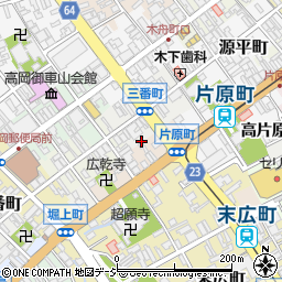富山県高岡市三番町34周辺の地図