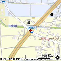 上梅沢周辺の地図