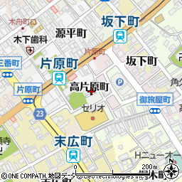 富山県高岡市高片原町周辺の地図