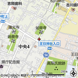 長野県中野市中野東町周辺の地図