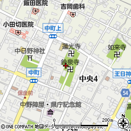 長野県中野市中央4丁目2周辺の地図