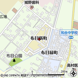 富山県富山市布目新町周辺の地図