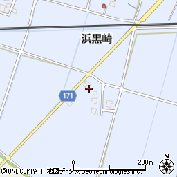 浜黒崎田中線周辺の地図