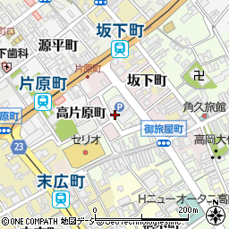 富山県高岡市大福院周辺の地図