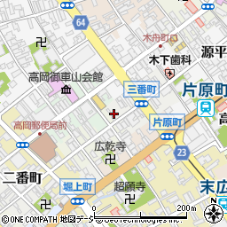 富山県高岡市三番町41周辺の地図