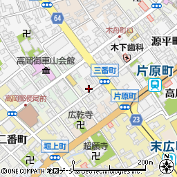 富山県高岡市三番町47周辺の地図