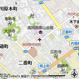 富山県高岡市守山町周辺の地図