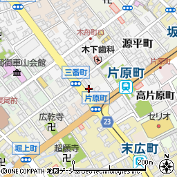富山県高岡市三番町19周辺の地図