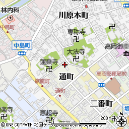 富山県高岡市風呂屋町1周辺の地図