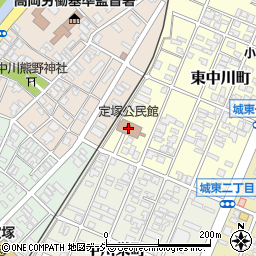 高岡市立　定塚公民館周辺の地図