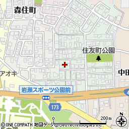 富山県富山市住友町11周辺の地図