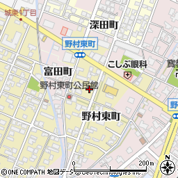 富山県高岡市野村東町周辺の地図