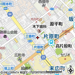 富山県高岡市三番町9周辺の地図
