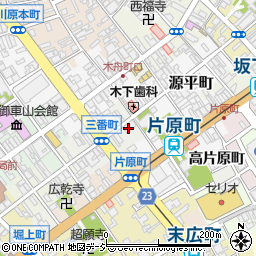 富山県高岡市三番町8周辺の地図