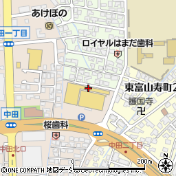 ＤＣＭ富山大広田店資材・園芸館周辺の地図