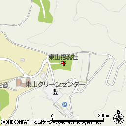東山招魂社周辺の地図