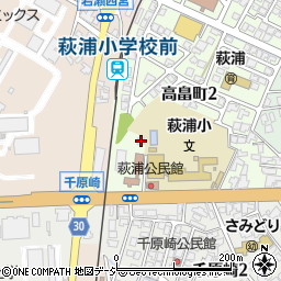 富山北警察署長公舎周辺の地図