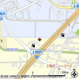 ローソン滑川上梅沢店周辺の地図