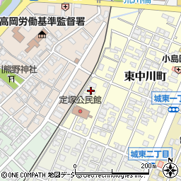 富山県高岡市東中川町10-9周辺の地図