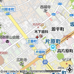 富山県高岡市三番町77周辺の地図