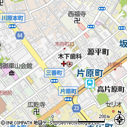 富山県高岡市三番町79周辺の地図