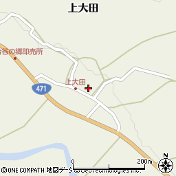 石川県河北郡津幡町上大田ノ159周辺の地図