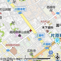 富山第一銀行昭和町支店周辺の地図