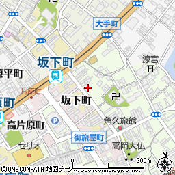 北陸中日新聞高岡支局周辺の地図