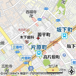 富山県高岡市源平町81-2周辺の地図
