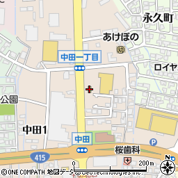 ローソン富山大広田店周辺の地図