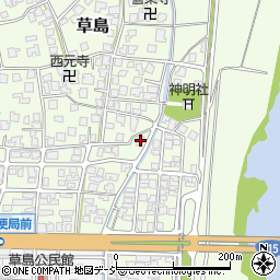 富山県富山市草島523周辺の地図