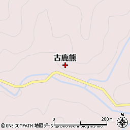 富山県魚津市古鹿熊周辺の地図