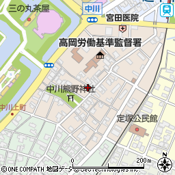 中村内科医院図書室周辺の地図