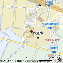 作道小学校周辺の地図
