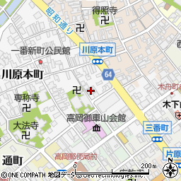 富山県高岡市川原本町1-31周辺の地図