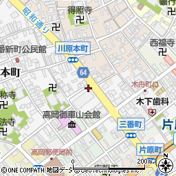 富山県高岡市川原本町1-37周辺の地図